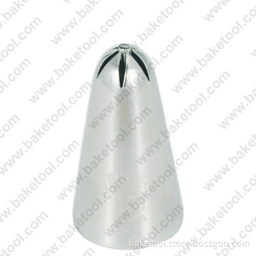 Stainless steel304 cake decorating nozzle with core(Medium) #131